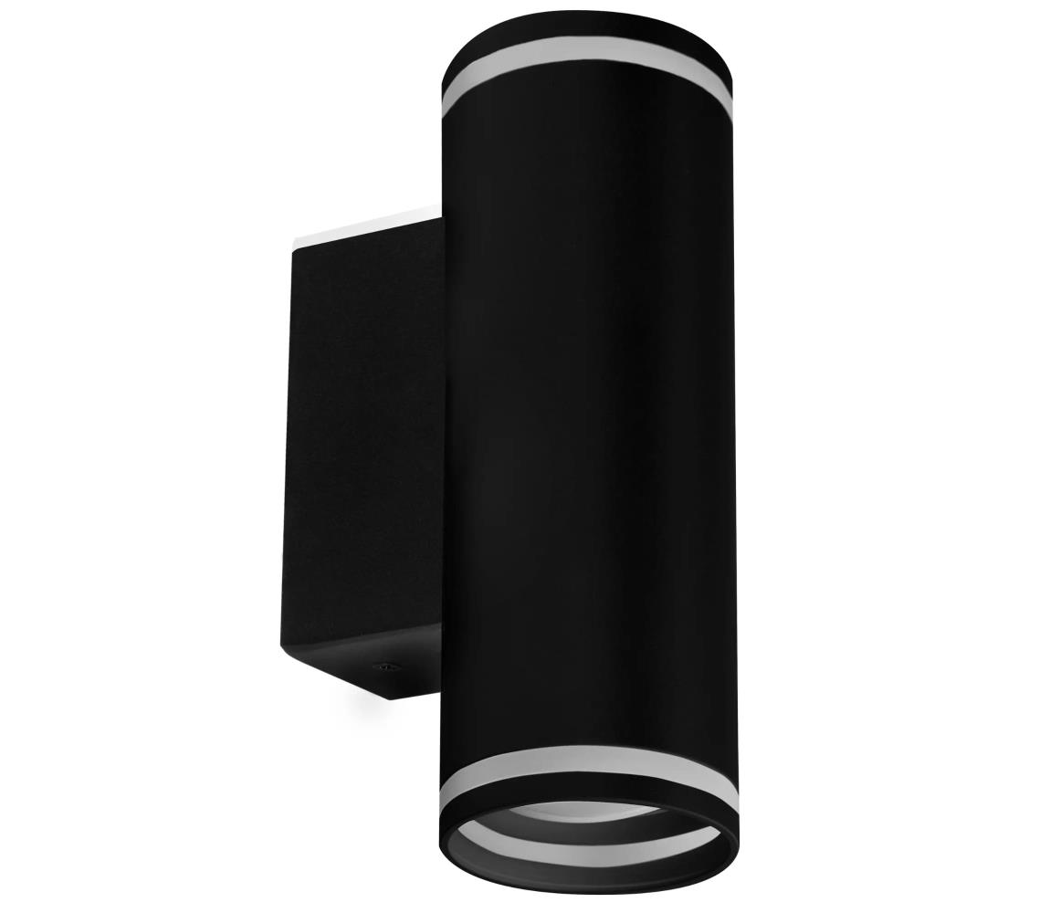 Donoci Nástenné bodové svietidlo PARIS 2xGU10/10W/230V IP20 čierna