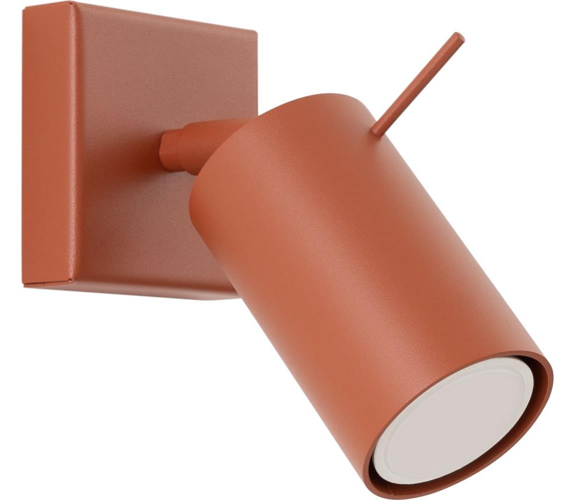 Donoci Nástenné bodové svietidlo RING 1xGU10/10W/230V červená