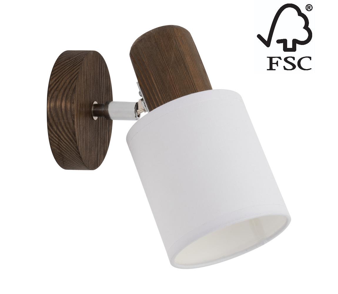 Donoci Nástenné bodové svietidlo TRENDY 1xE27/15W/230V borovica