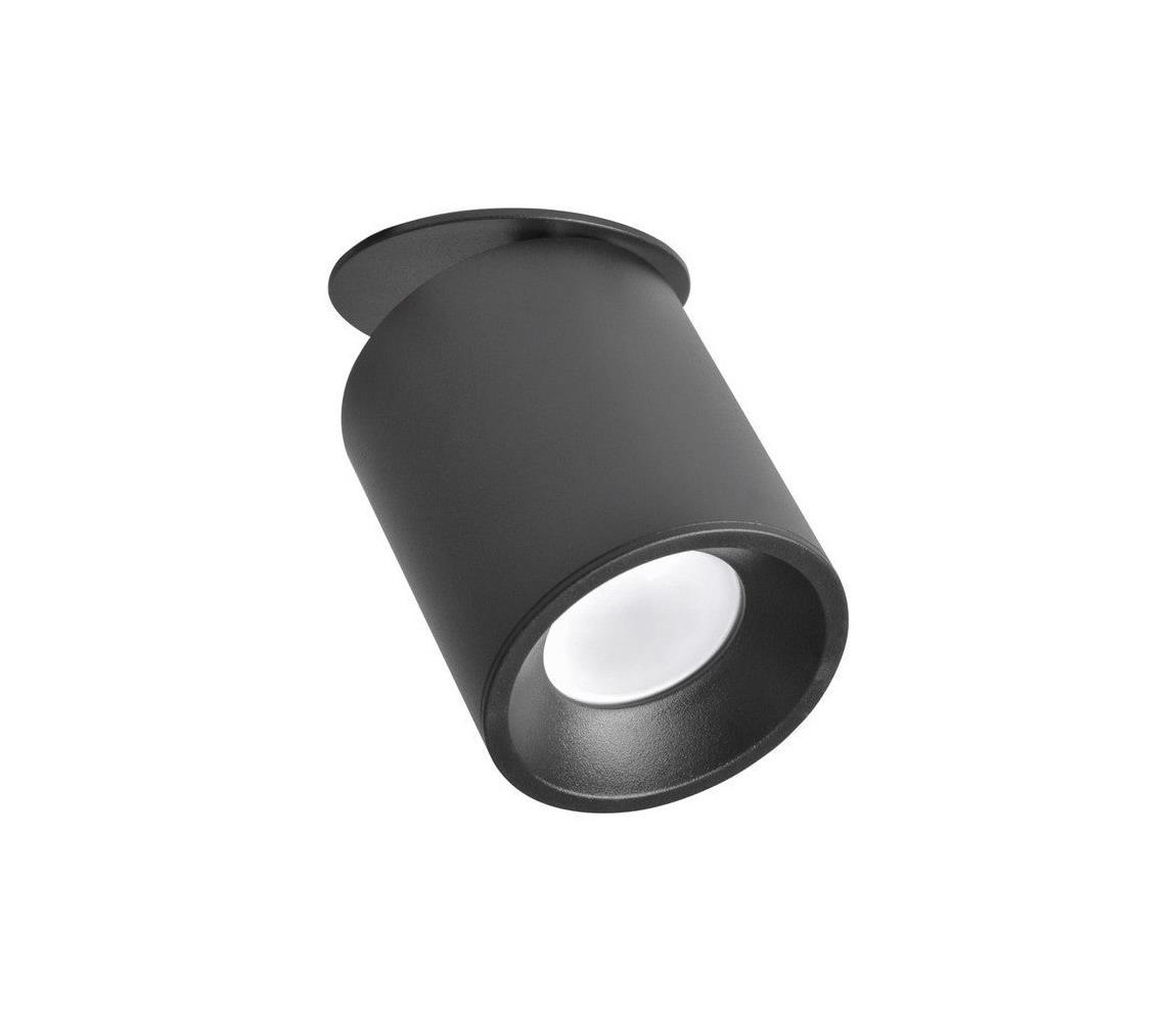 Donoci Podhľadové bodové svietidlo HARON 1xGU10/10W/230V čierna