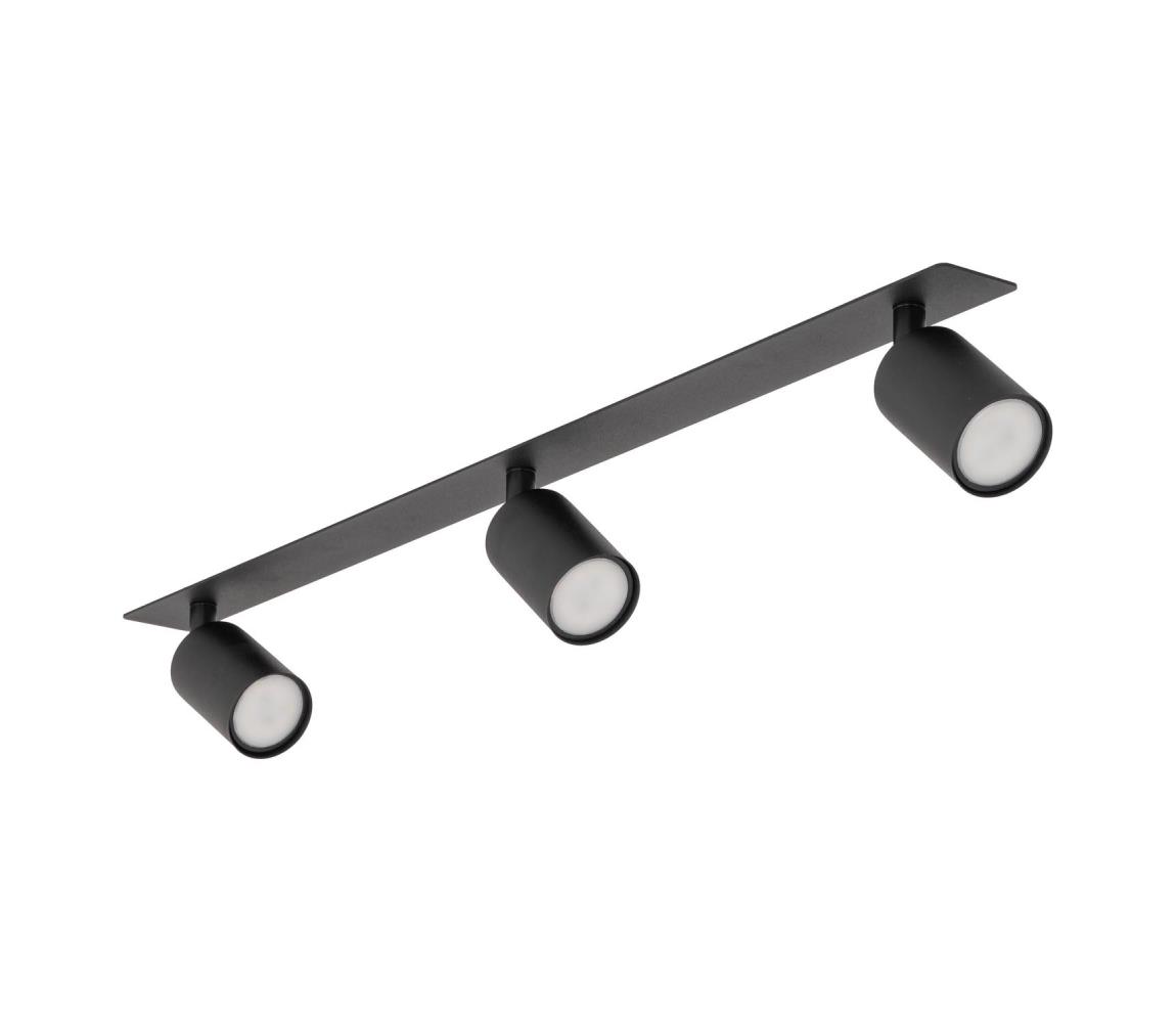 Donoci Podhľadové bodové svietidlo NEX 3xGU10/10W/230V čierna