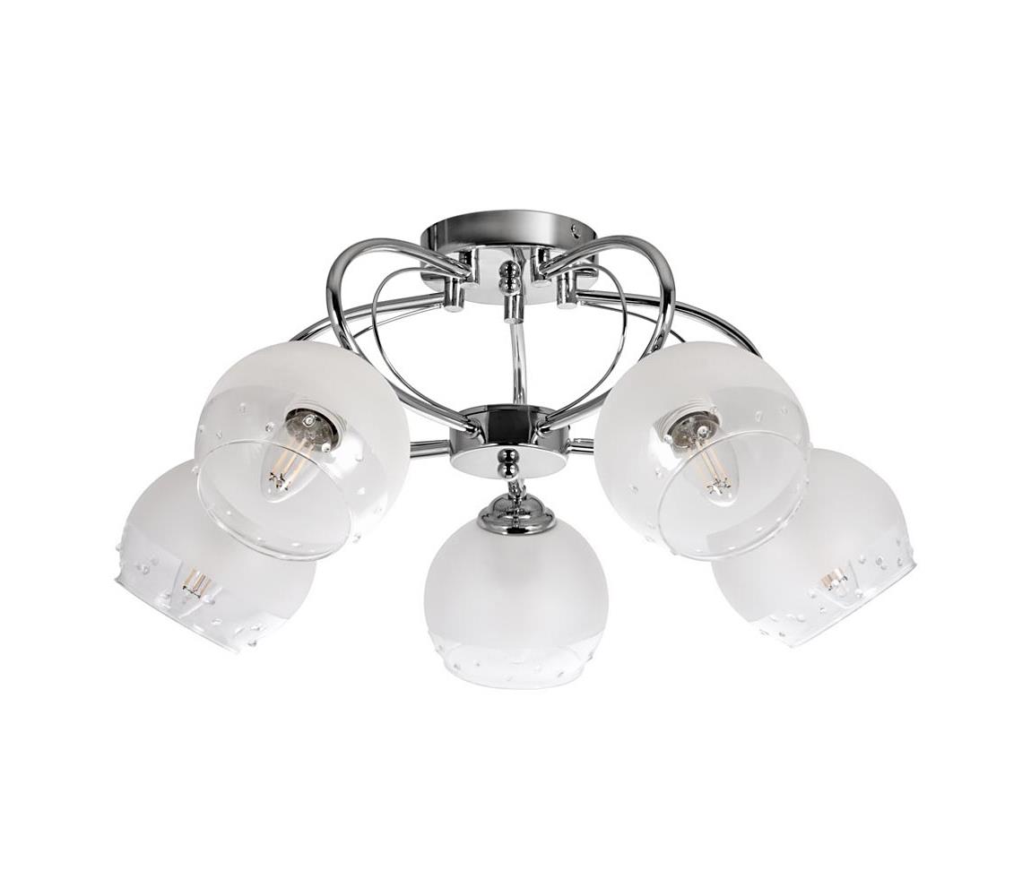 Donoci Prisadený luster 5xE27/60W/230V 51402/5 CR+WT