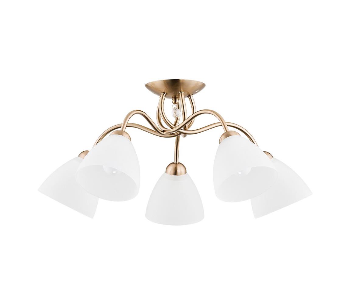 Donoci Prisadený luster AMARILLO 5xE27/15W/230V zlatá 23755