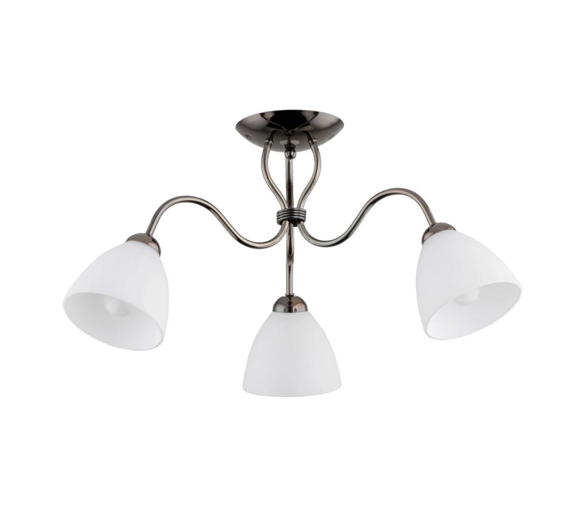 Donoci Prisadený luster ARIEL 3xE27/15W/230V šedá 62363