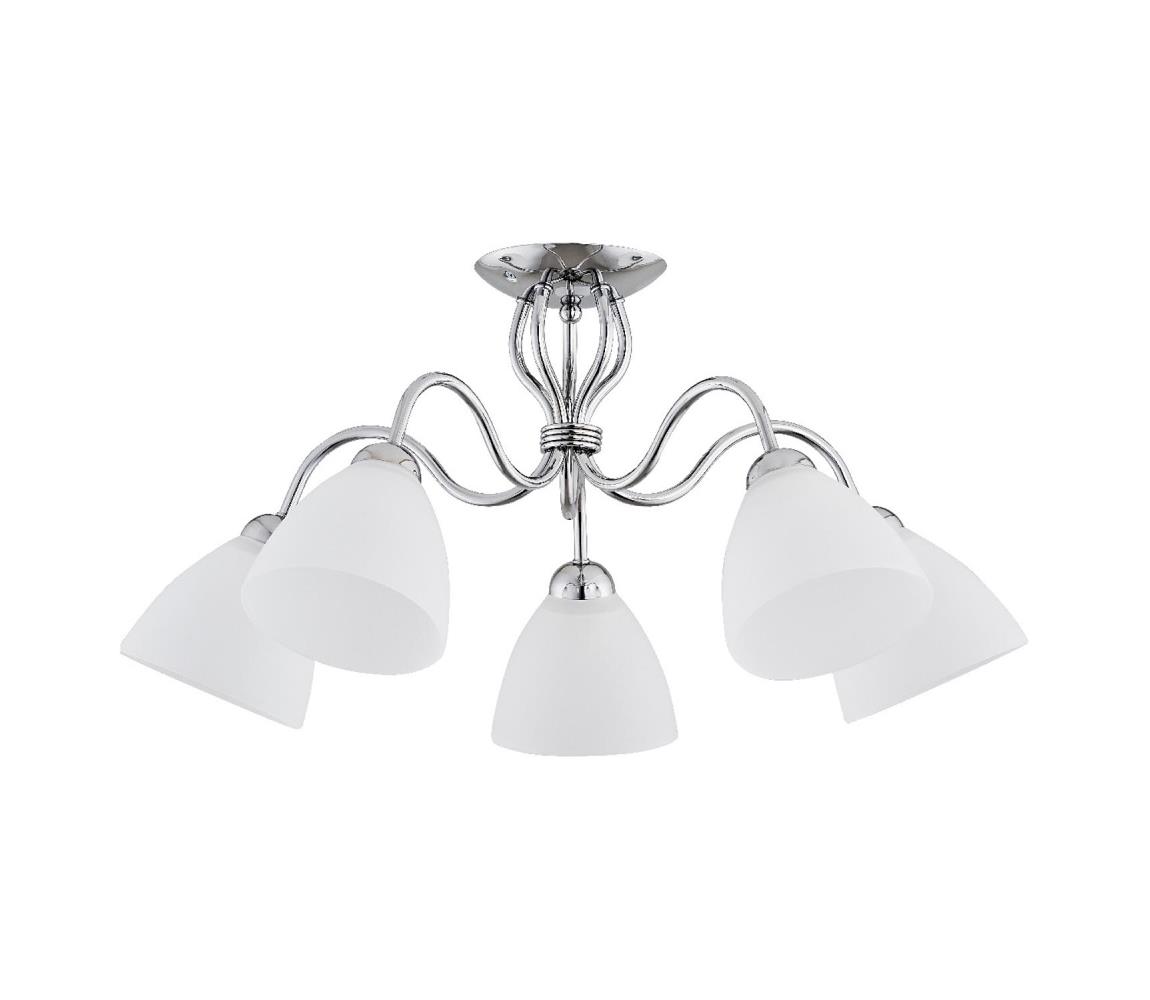 Donoci Prisadený luster ARIEL 5xE27/15W/230V chróm 22605
