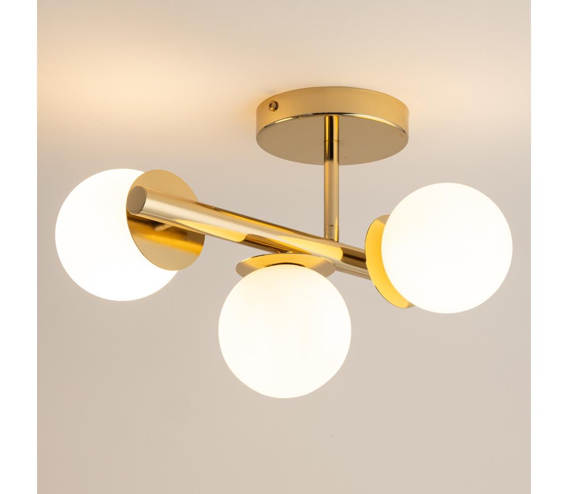 Donoci Prisadený luster AVOLA 3xG9/12W/230V zlatá 40798