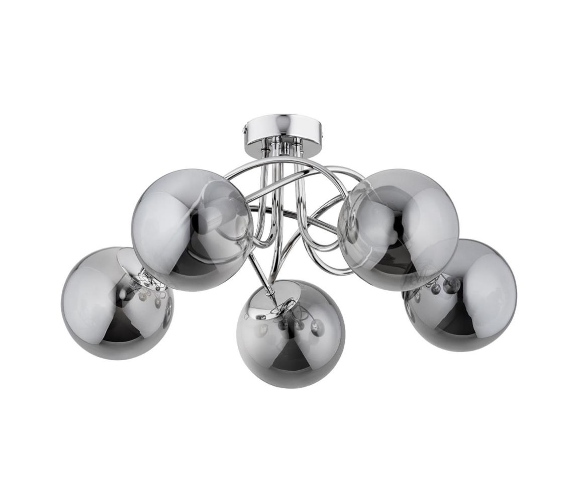 Donoci Prisadený luster BANKO 5xE14/10W/230V lesklý chróm 63205