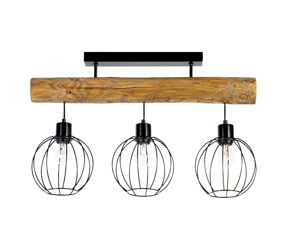 Donoci Prisadený luster BERIS 3xE27/25W/230V borovica DO6977304