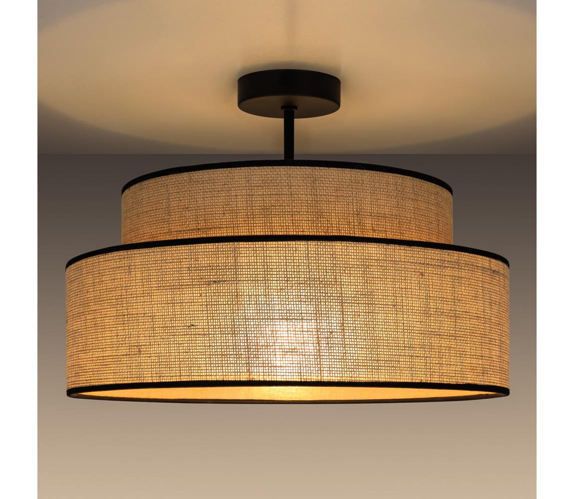 Donoci Prisadený luster BOHO 1xE27/60W/230V pr. 40 cm béžová 0629