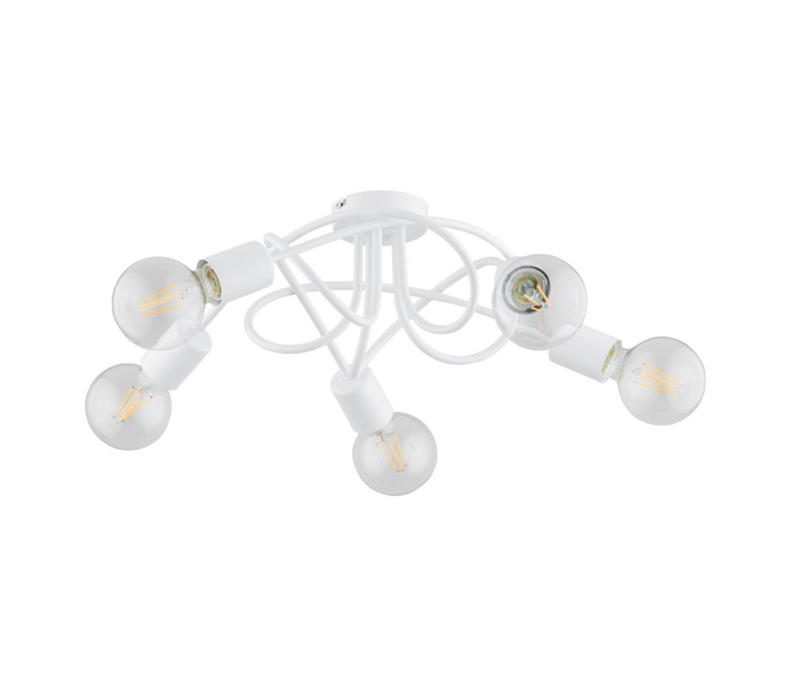 Donoci Prisadený luster BOSTON 5xE27/15W/230V biela 63194