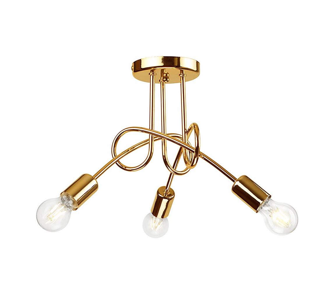 Donoci Prisadený luster CAMILLA 3xE27/60W/230V LM 3.79 złoty