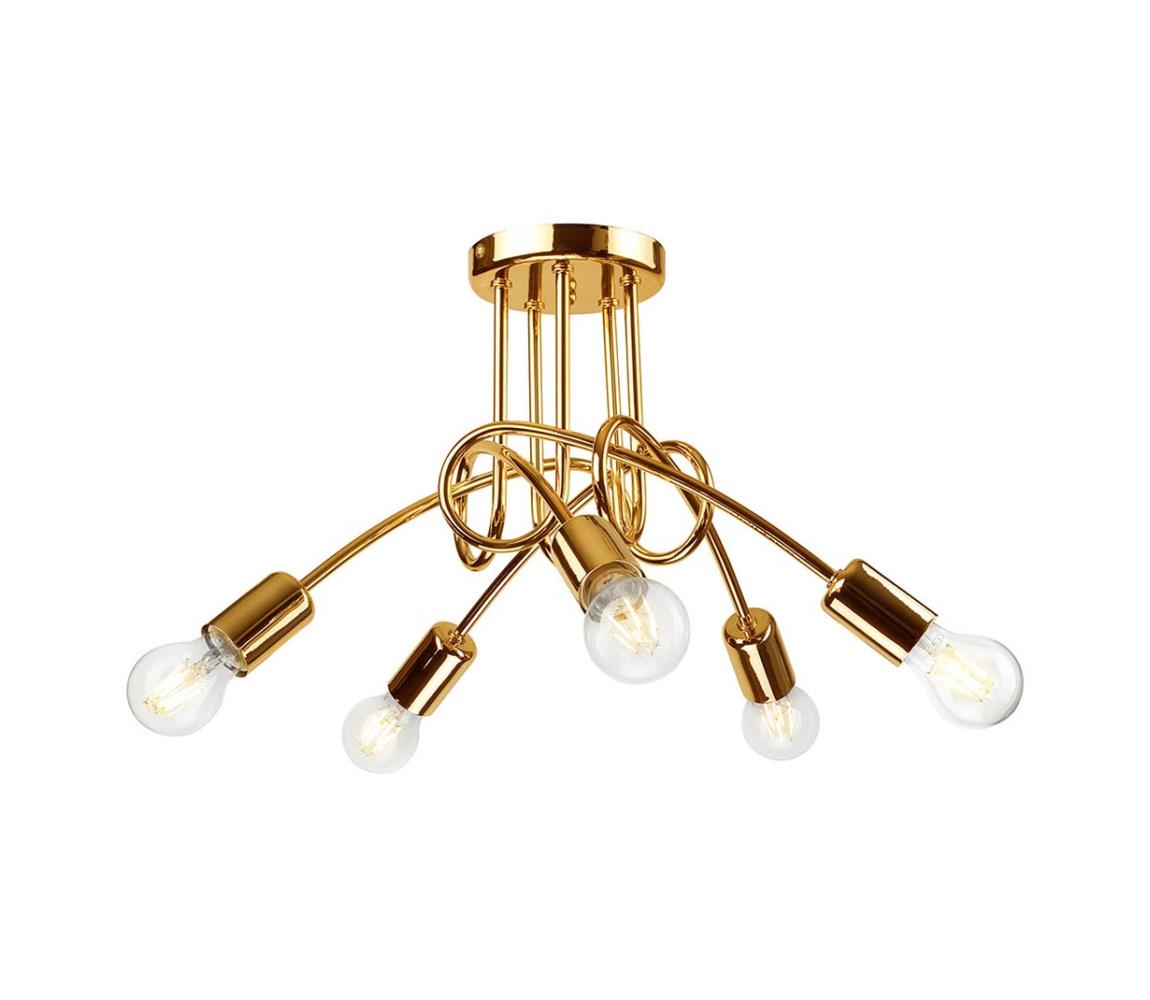 Donoci Prisadený luster CAMILLA 5xE27/60W/230V LM 5.79 złoty