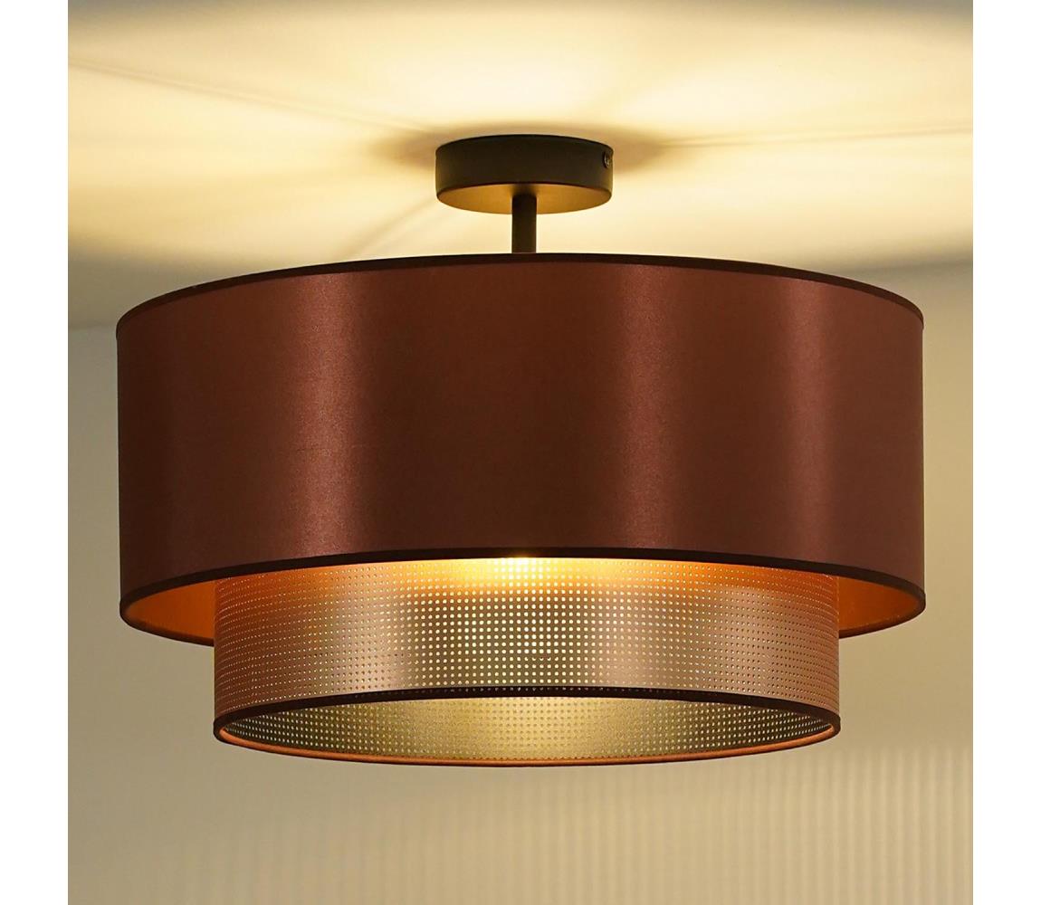 Donoci Prisadený luster COPPER SHINY 1xE27/15W/230V pr. 45 cm medená 604352