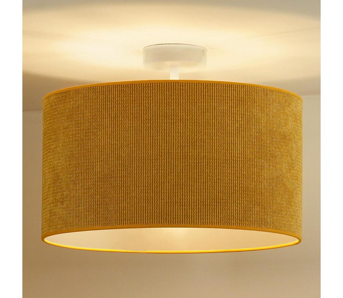 Donoci Prisadený luster CORDUROY 1xE27/15W/230V pr. 40 cm žltá 604895