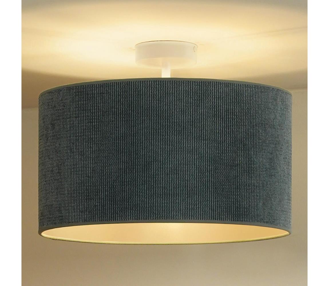 Donoci Prisadený luster CORDUROY 1xE27/15W/230V svetlo pr. 40 cm modrá 604888