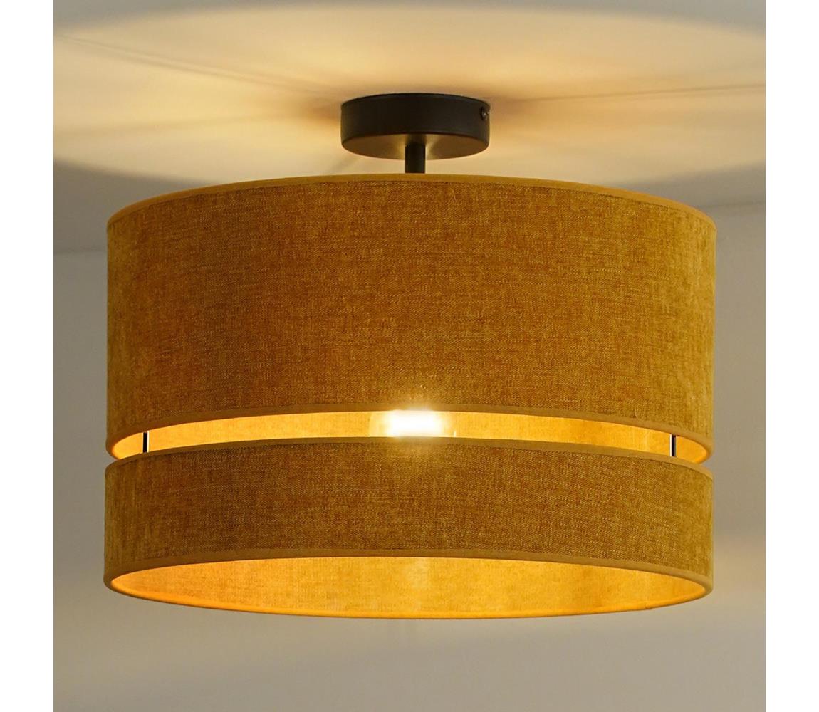 Donoci Prisadený luster DOUBLE 1xE27/15W/230V pr. 40 cm oranžová 604598