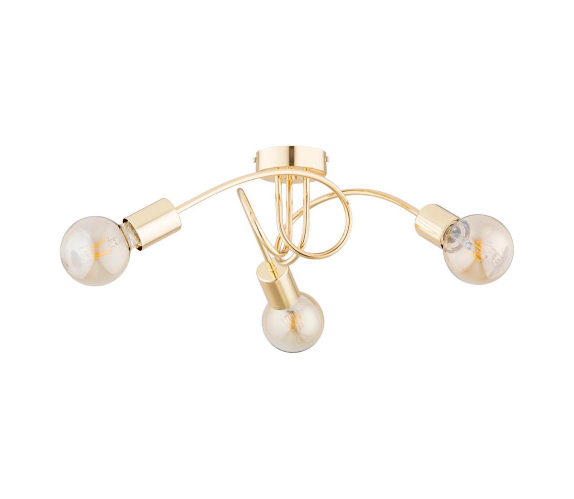 Donoci Prisadený luster FARTA 3xE27/60W/230V zlatá 62405