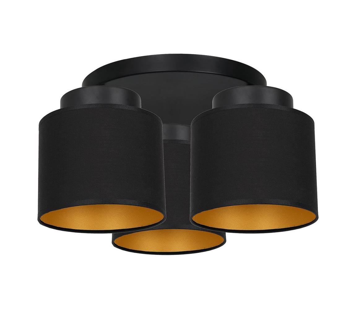 Donoci Prisadený luster FRODI 3xE27/60W/230V čierna 3179