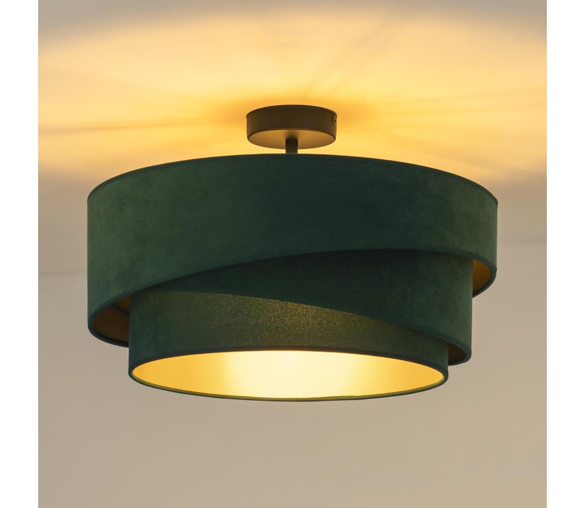 Donoci Prisadený luster KOBO 1xE27/15W/230V pr. 45 cm zelená 605427