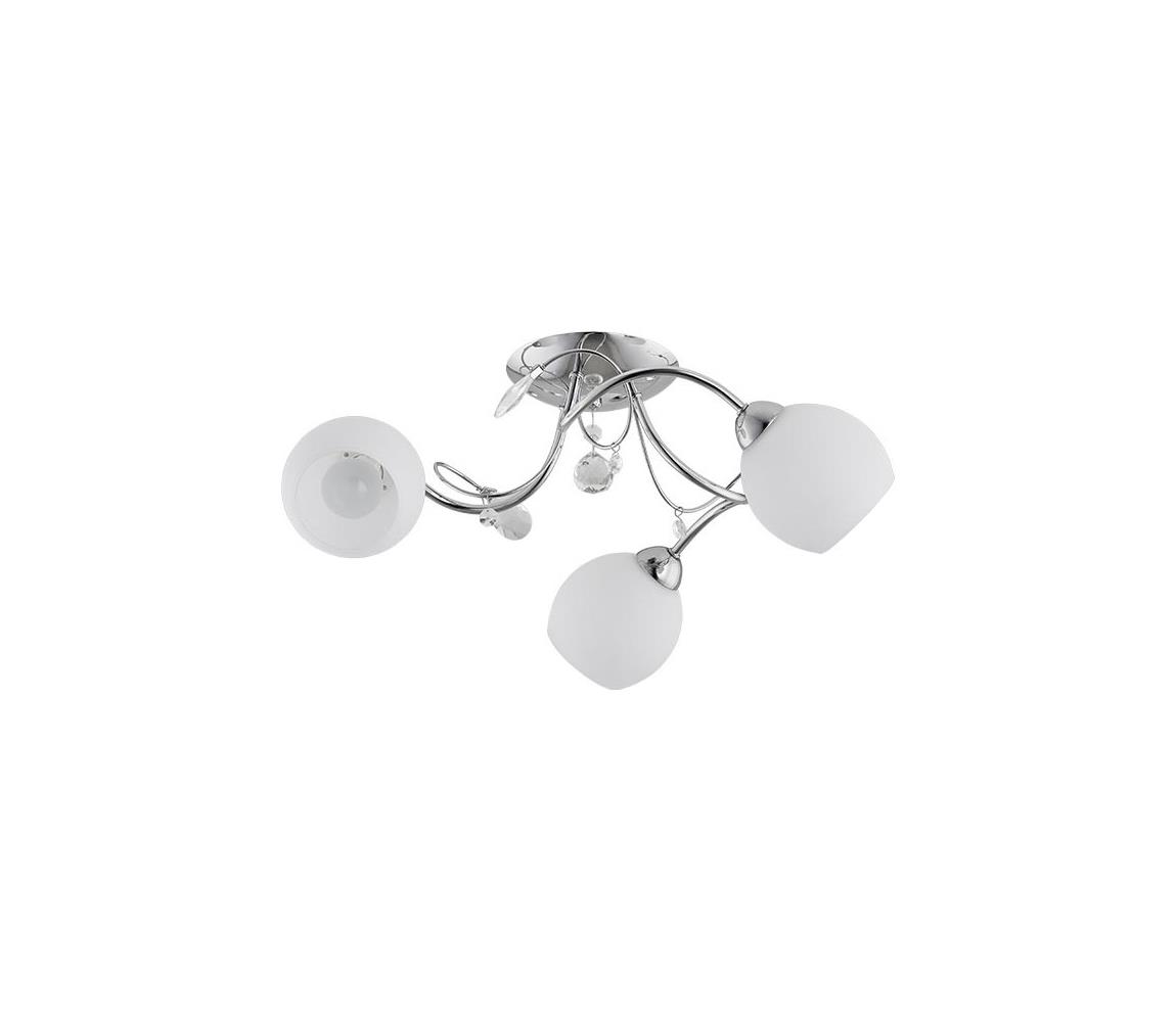 Donoci Prisadený luster LIVIA 3xE14/10W/230V chróm 21523