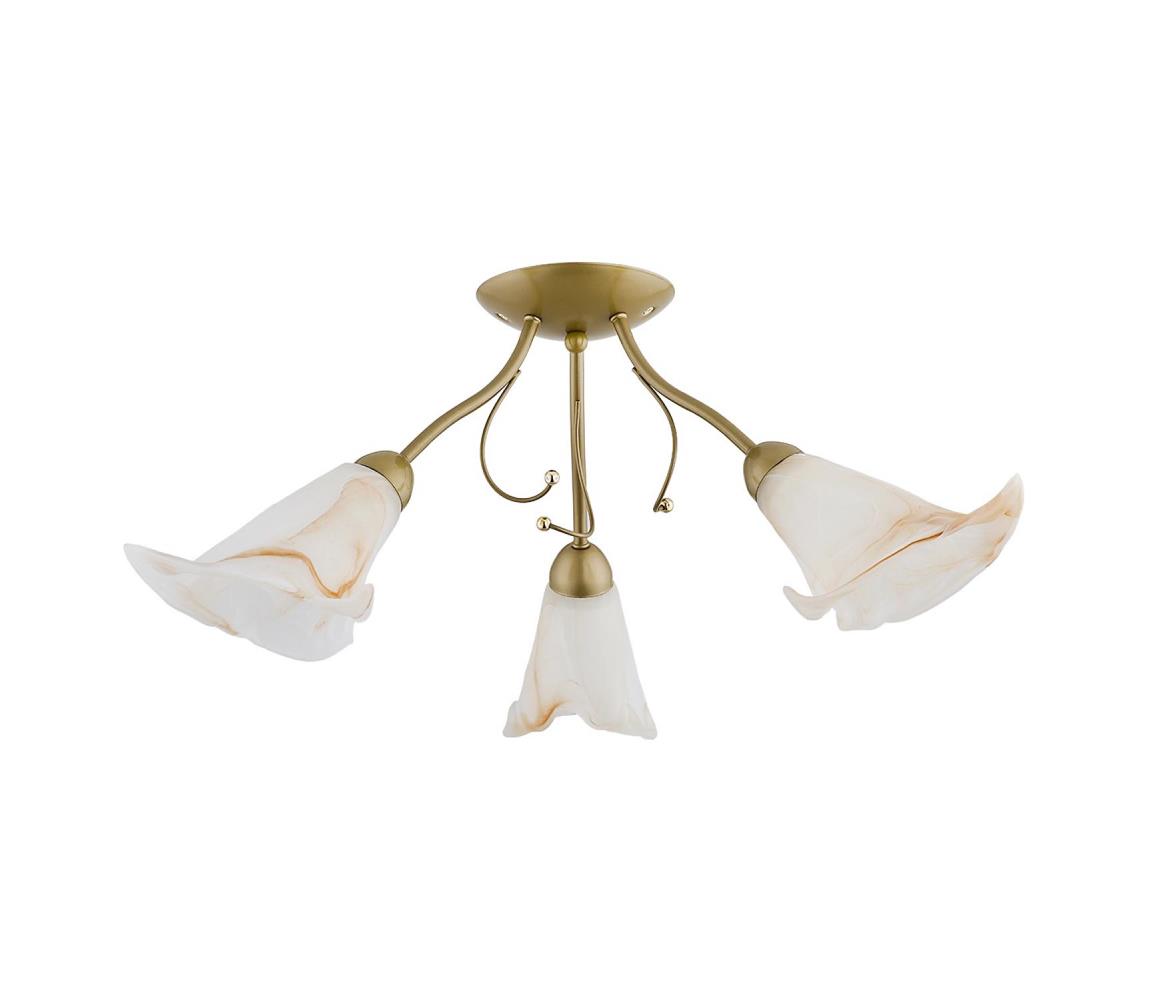 Donoci Prisadený luster MARCELLO 3xE14/10W230V zlatý 10842