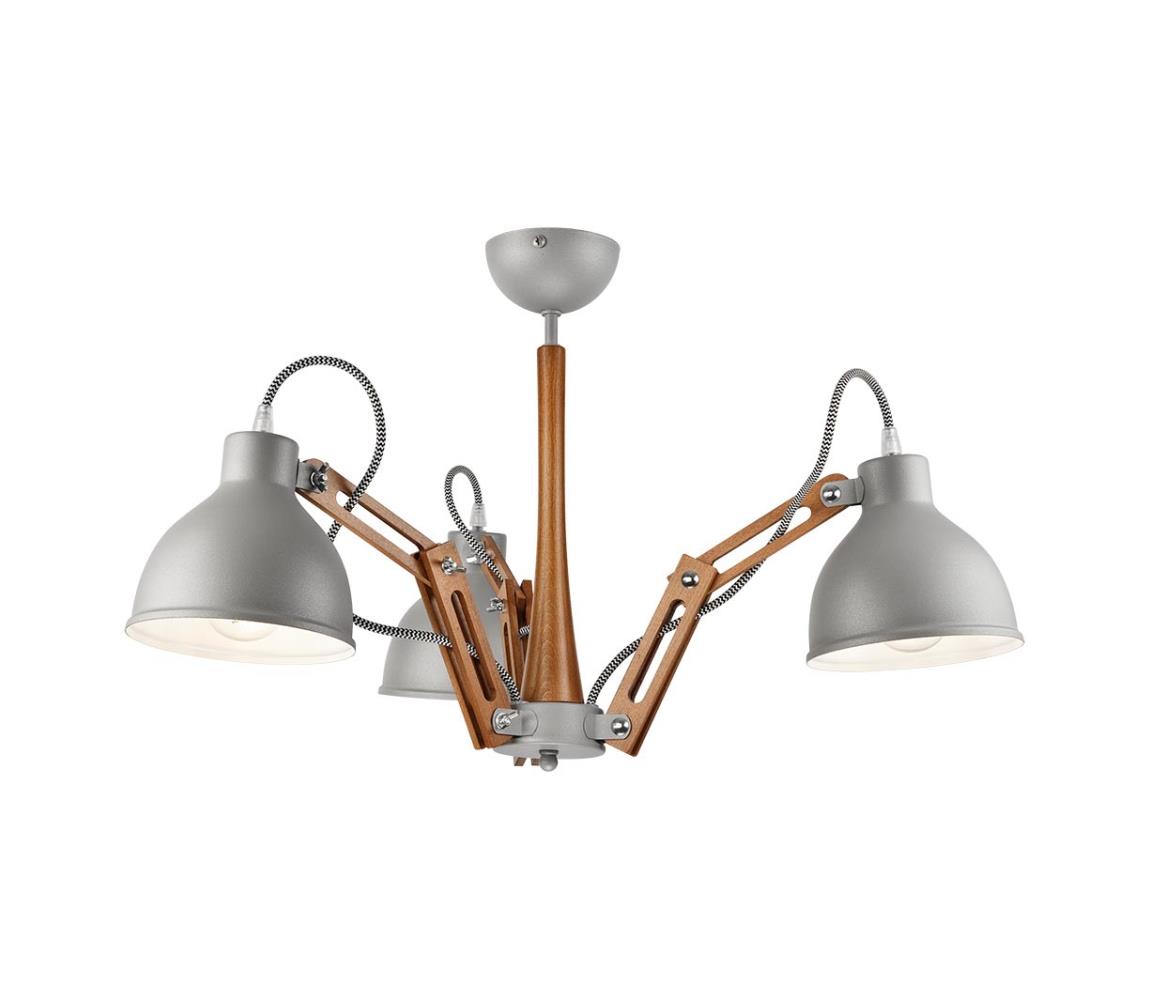 Donoci Prisadený luster MARCELLO 3xE27/60W/230V LM 3.96 RUSTI