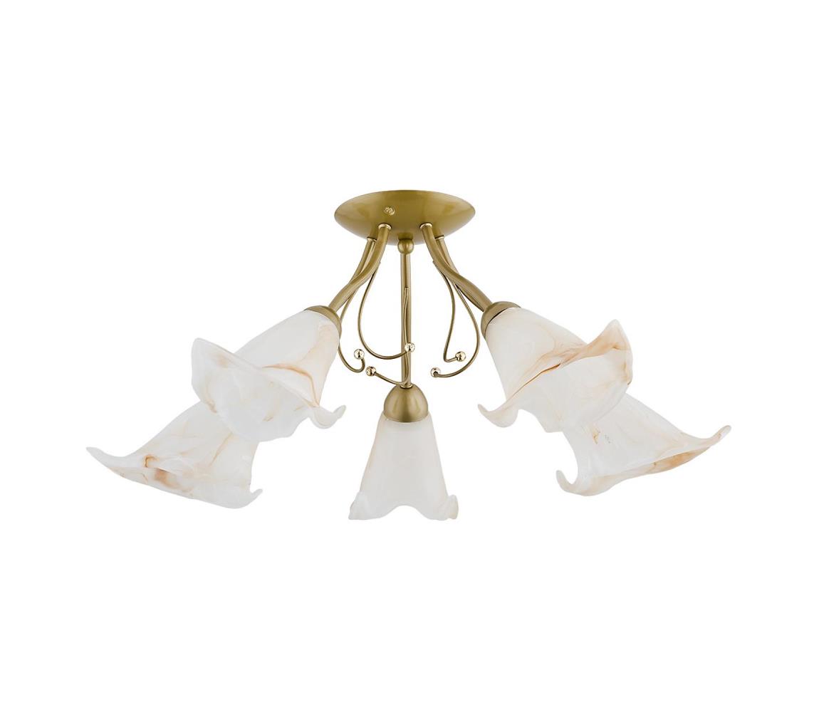 Donoci Prisadený luster MARCELLO 5xE14/10W/230V zlatá 10844