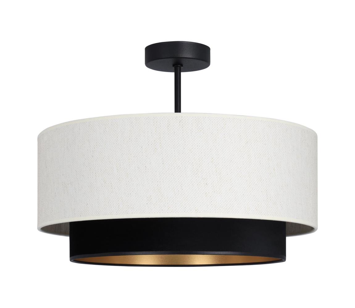 Donoci Prisadený luster NATIA 1xE27/60W/230V biela/čierna H0230