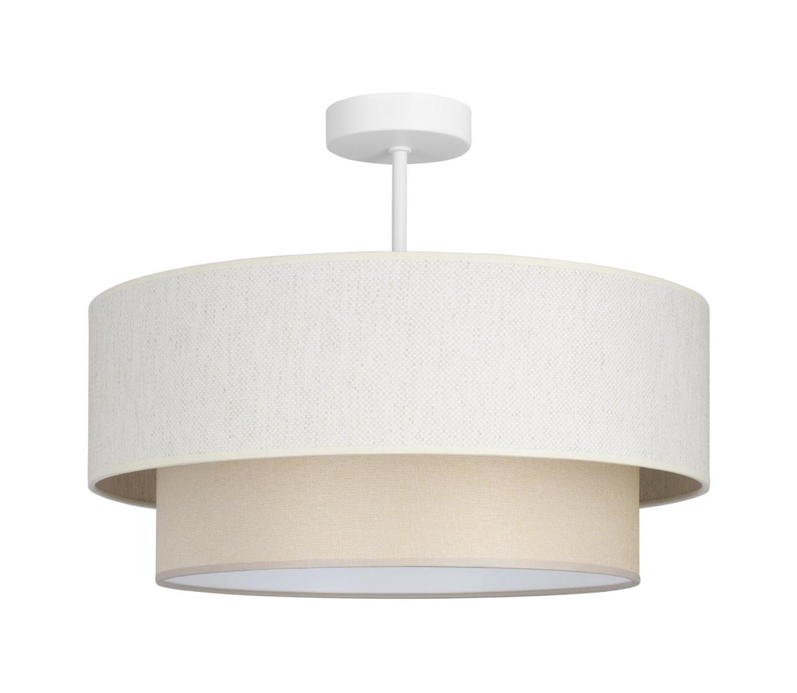 Donoci Prisadený luster NATIA 1xE27/60W/230V, krémový H0233
