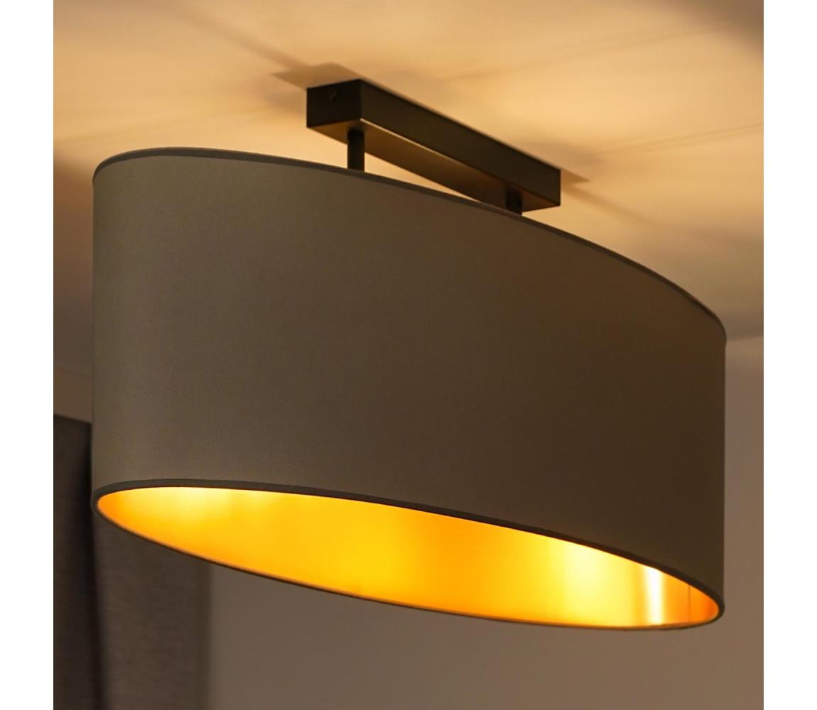 Donoci Prisadený luster OVAL VEGAN 2xE27/15W/230V béžová 604390