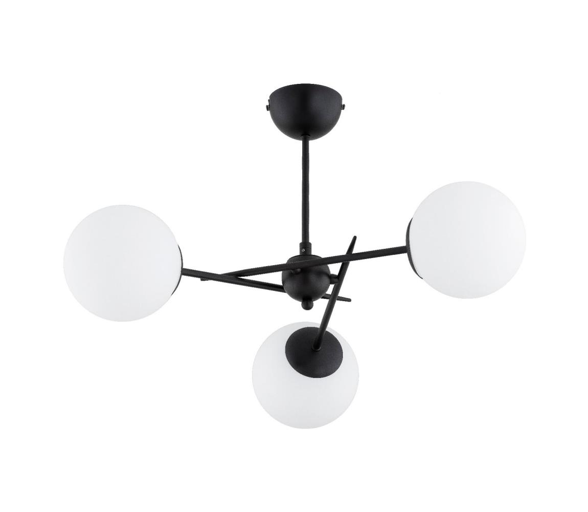 Donoci Prisadený luster PRIMERY 3xE14/10W/230V čierna 62523