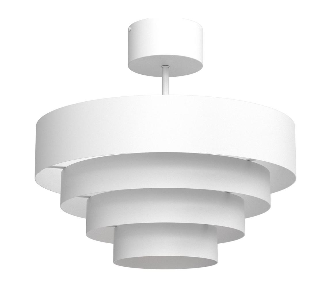 Donoci Prisadený luster RINGS 1xE27/15W/230V biela 3517