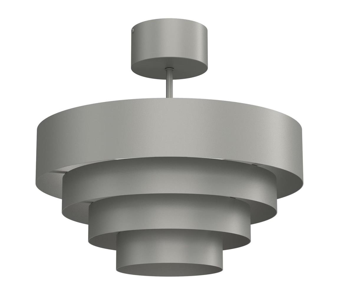 Donoci Prisadený luster RINGS 1xE27/15W/230V šedá 3520
