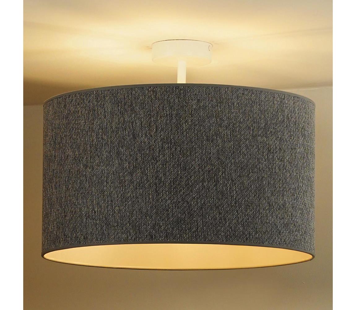 Donoci Prisadený luster ROLLER ECO RECYCLING 1xE27/15W/230V pr. 45 cm šedá 604833