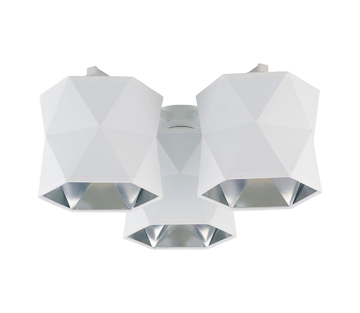 Donoci Prisadený luster SIRO 3xE27/15W/230V biela/strieborná 3248