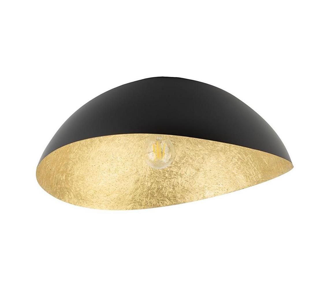 Donoci Prisadený luster SOLARIS 1xE27/60W/230V čierna/zlatá 40597