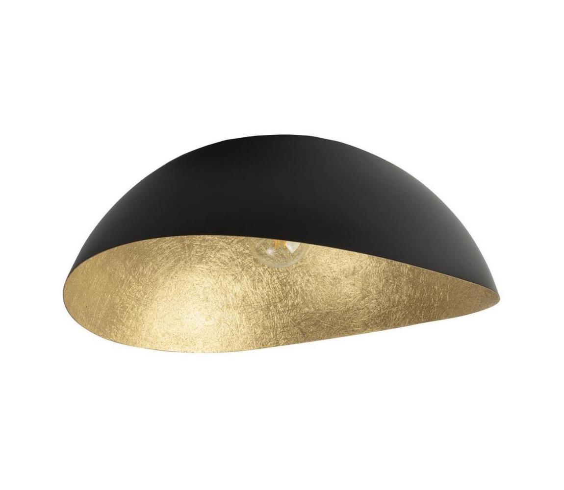 Donoci Prisadený luster SOLARIS 1xE27/60W/230V čierna/zlatá 40598