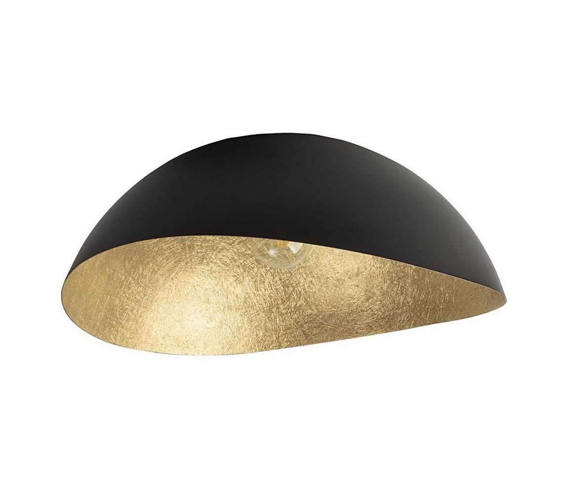 Donoci Prisadený luster SOLARIS 1xE27/60W/230V čierna/zlatá 40599