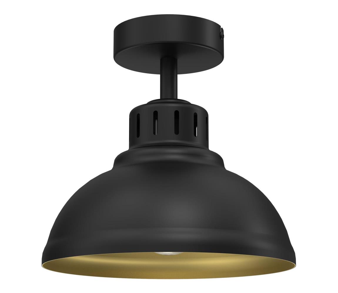 Donoci Prisadený luster SVEN 1xE27/15W/230V čierna/zlatá 9115