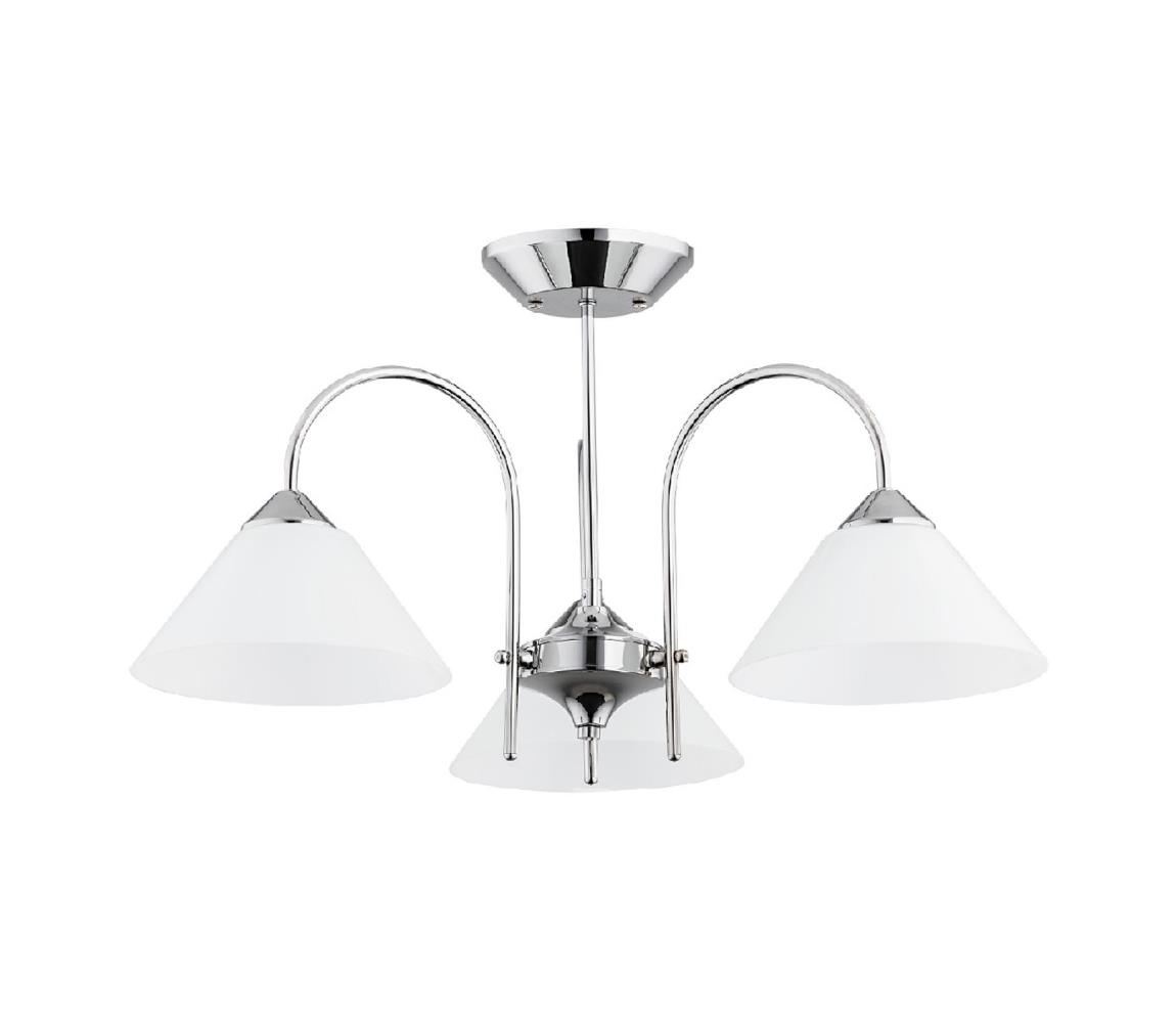 Donoci Prisadený luster TAPER 3xE27/15W/230V lesklý chróm 25513