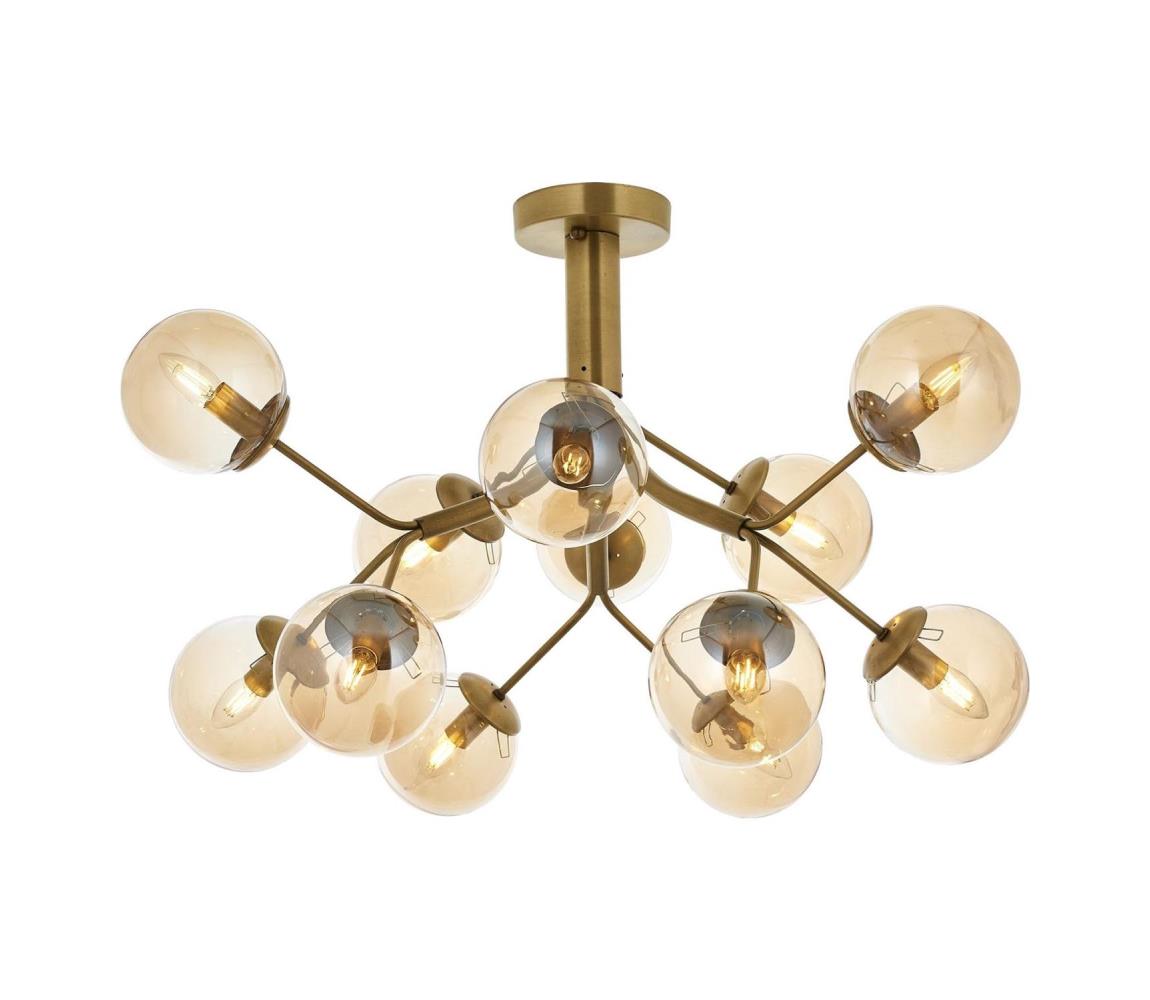 Donoci Prisadený luster VARANA 12xE14/40W/230V bronzový 301AUR1181