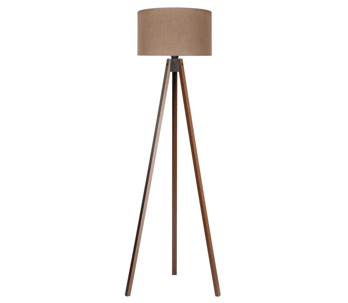 Donoci Stojacia lampa 1xE27/60W/230V pr. 44 cm hnedá/wenge AS0462+DU82597