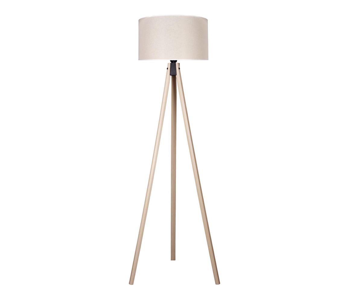 Donoci Stojacia lampa 1xE27/60W/230V pr. 44 cm krémová/béžová AS0463+DU82658