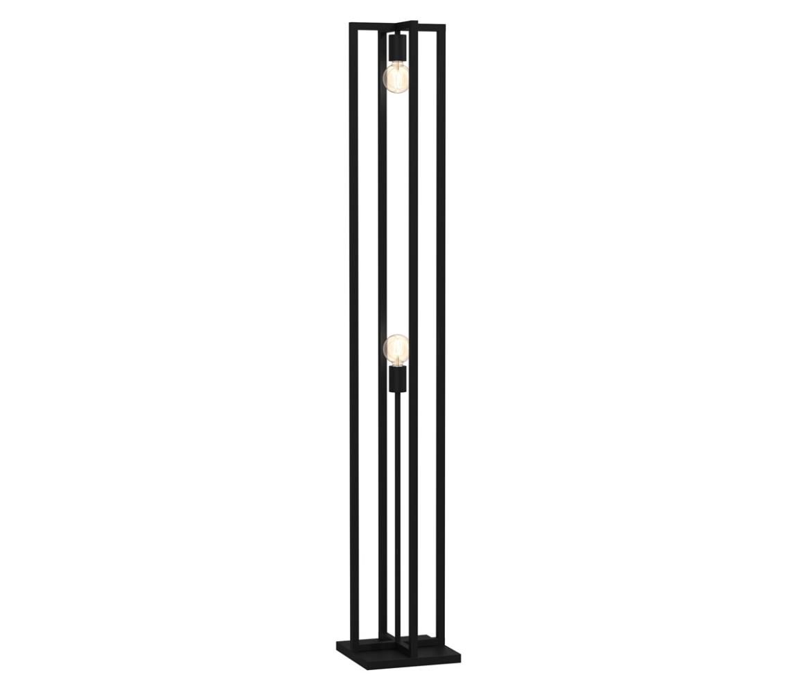 Donoci Stojacia lampa ARNOLD 2xE27/60W/230V čierna
