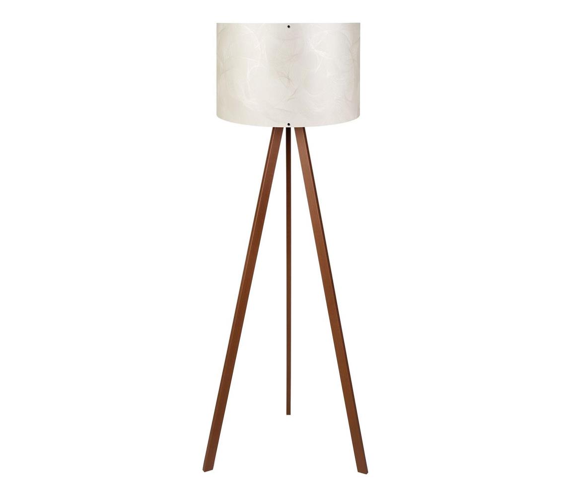 Donoci Stojacia lampa AYD 1xE27/40W/230V biela+/hnedá 780SGN3436