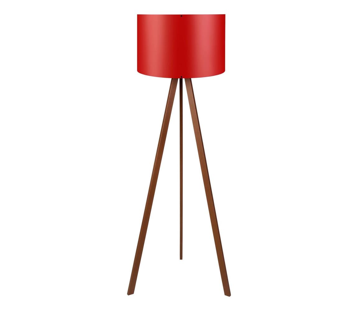 Donoci Stojacia lampa AYD 1xE27/40W/230V červená/hnedá