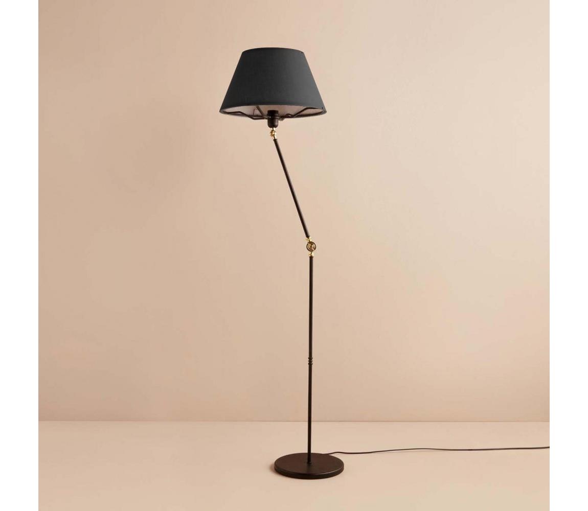 Donoci Stojacia lampa AYD 1xE27/40W/230V čierna