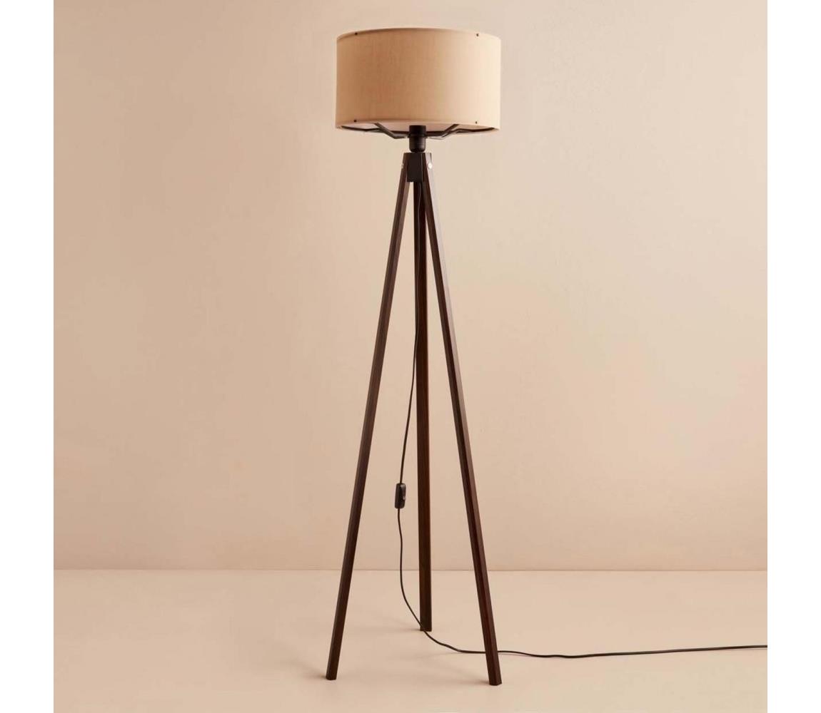 Donoci Stojacia lampa AYD 1xE27/40W/230V hnedá/béžová 780SGN3502