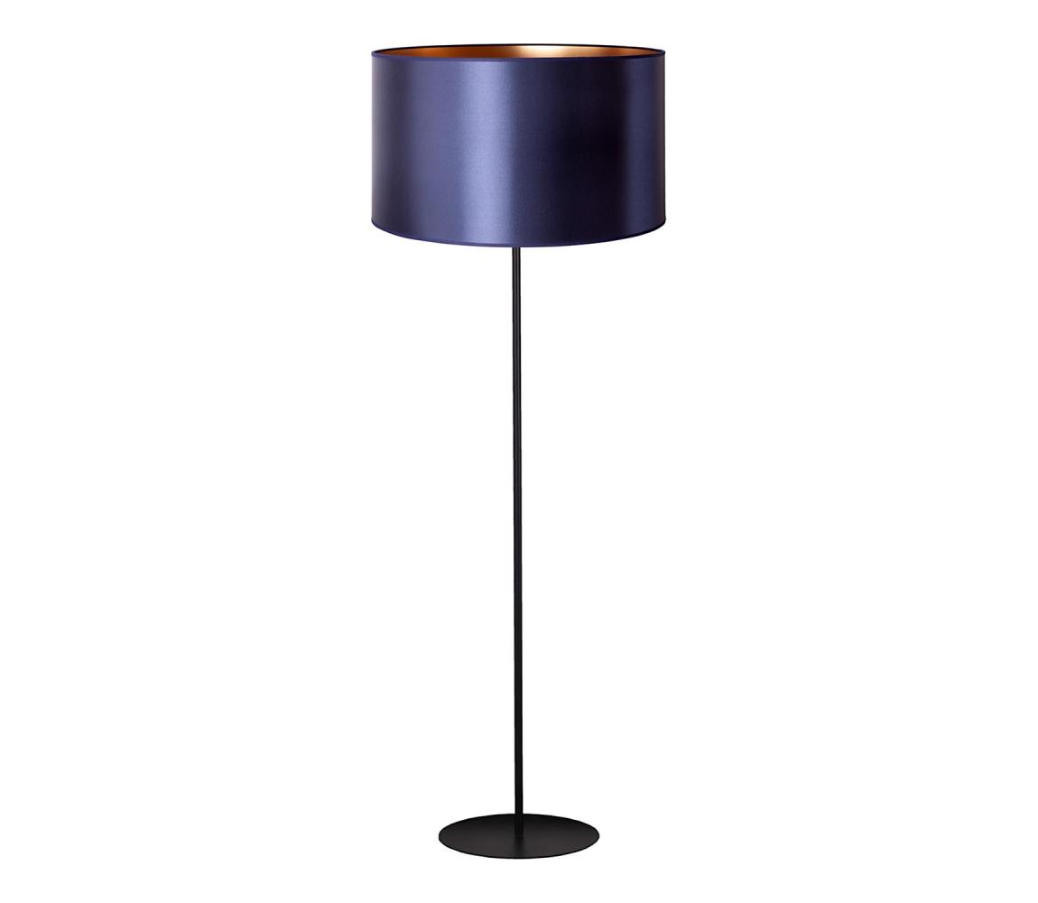 Donoci Stojacia lampa CANNES 1xE27/15W/230V pr. 45 cm fialová/medená/čierna