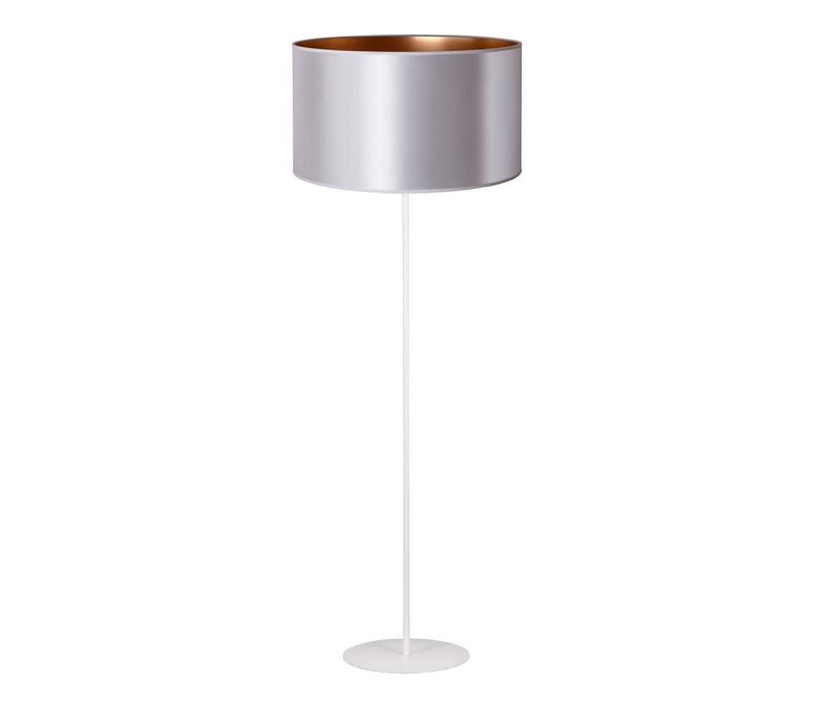 Donoci Stojacia lampa CANNES 1xE27/15W/230V pr. 45 cm strieborná/medená/biela 602860
